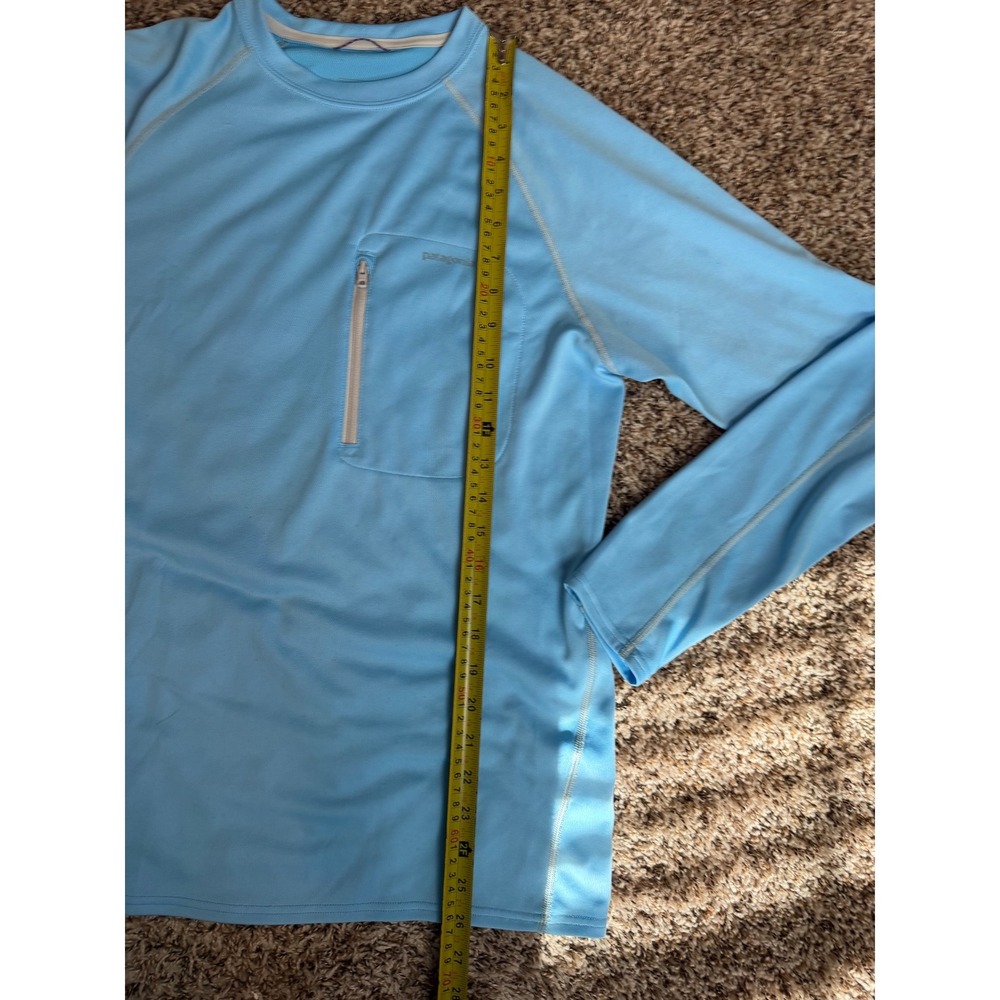 Patagonia Mens Capilene Thermal Weight Long Sleeve Shirt Blue S STY52647SP16 - Picture 4 of 9